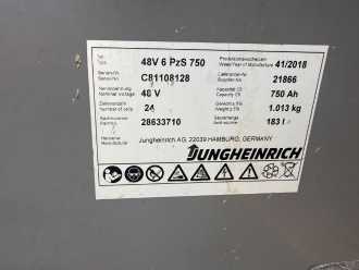 Used Forklift Truck JUNGHEINRICH EFG 220 Baujahr 2018 /Triplex/Kabine Akku 2020 ELEKTRO DREIRADFRONTSTAPLER (13056883)
