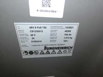Used Forklift Truck JUNGHEINRICH EFG 220 ELEKTRO DREIRADFRONTSTAPLER (13076039)