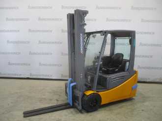 Used Forklift Truck JUNGHEINRICH EFG 220 SP 115-550 DZ ELEKTRO VIERRADFRONTSTAPLER (13073340) backdrop