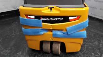 Used Forklift Truck JUNGHEINRICH EFG 220 SP G+E 115 535 DZ ELEKTRO VIERRADFRONTSTAPLER (13031780)