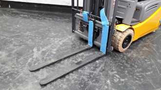 Used Forklift Truck JUNGHEINRICH EFG 220 SP G+E 115 535 DZ ELEKTRO VIERRADFRONTSTAPLER (13031781)