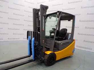 Used Forklift Truck JUNGHEINRICH EFG 220 SP G+ZVG 115-310 ZZ ELEKTRO VIERRADFRONTSTAPLER (13002098) backdrop