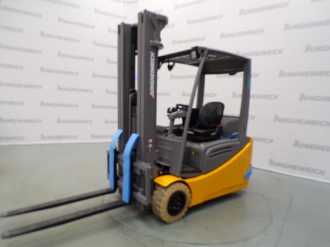 Used Forklift Truck JUNGHEINRICH EFG 220 SP GE 115-500DZ ELEKTRO VIERRADFRONTSTAPLER (13026986) backdrop