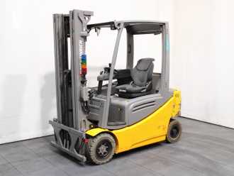 Used Forklift Truck JUNGHEINRICH EFG 316 G-464DZ ELEKTRO VIERRADFRONTSTAPLER (12823124) backdrop