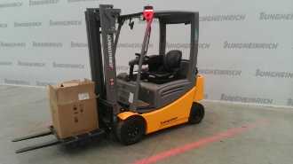 Used Forklift Truck JUNGHEINRICH EFG 316k Li SP 115-300 ZT ELEKTRO VIERRADFRONTSTAPLER (13030426)