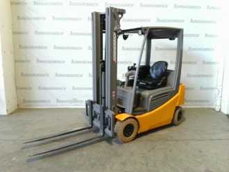 Used Forklift Truck JUNGHEINRICH EFG 316k SP GE 120-500 DZ ELEKTRO VIERRADFRONTSTAPLER (13075585) backdrop