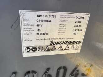 Used Forklift Truck JUNGHEINRICH EFG 320 Baujahr 2018 / Vollkabine Triplexmast ELEKTRO VIERRADFRONTSTAPLER (13069839)