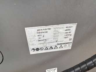 Used Forklift Truck JUNGHEINRICH EFG 320 Baujahr 2021/ Vollkabine Triplexmast ELEKTRO VIERRADFRONTSTAPLER (13063520)