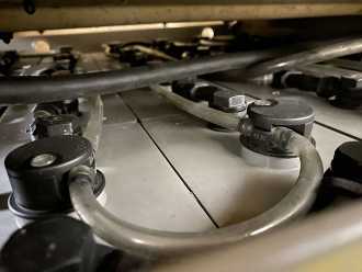 Used Forklift Truck JUNGHEINRICH EFG 320 ELEKTRO VIERRADFRONTSTAPLER (13033819)