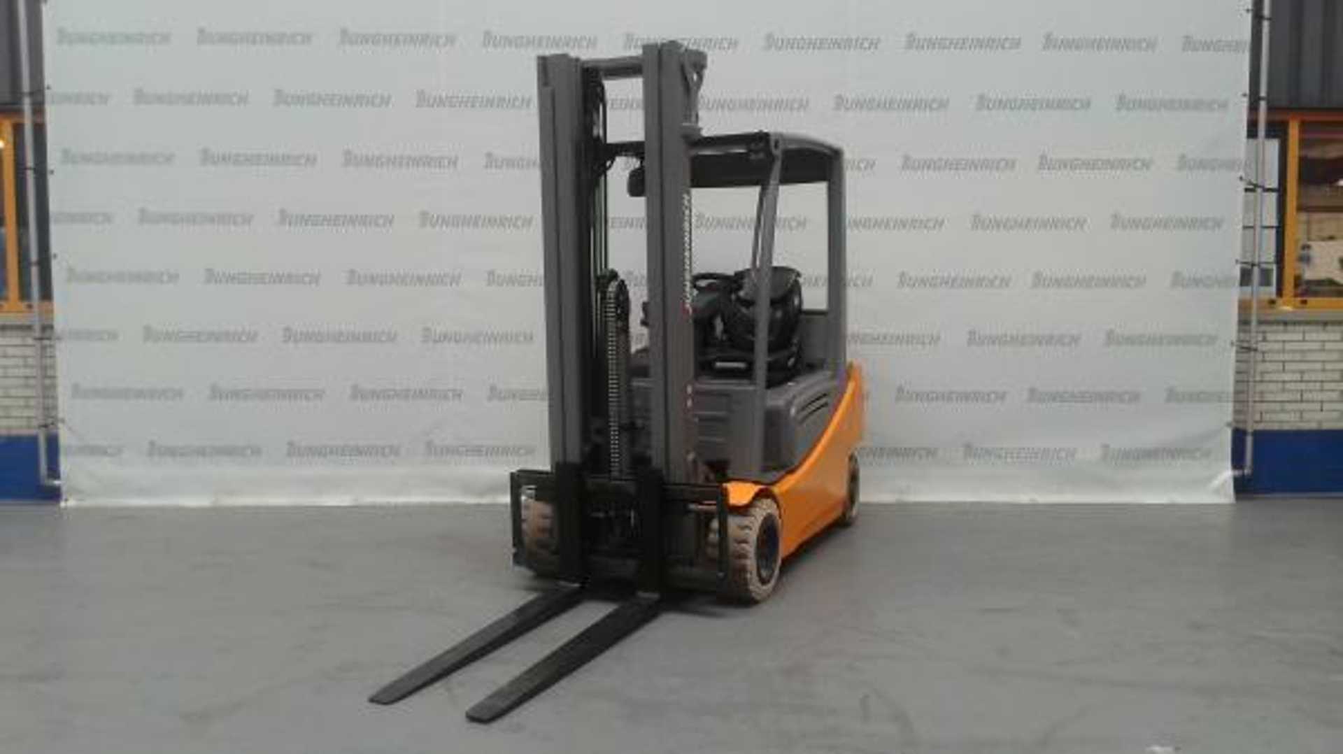 Used Forklift Truck JUNGHEINRICH EFG 320 GE115-500DZ ELEKTRO VIERRADFRONTSTAPLER (13049986)