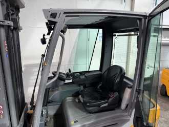 Used Forklift Truck JUNGHEINRICH EFG 320 / Kabine / 2195 Std. ELEKTRO VIERRADFRONTSTAPLER (13058431)