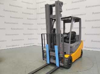 Used Forklift Truck JUNGHEINRICH EFG 320 Li SP GE 115-550 DZ ELEKTRO VIERRADFRONTSTAPLER (13071898) backdrop