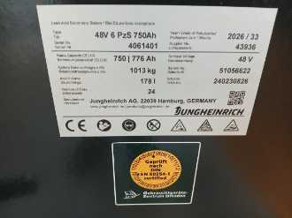 Used Forklift Truck JUNGHEINRICH EFG 320 MP GE 115-500 DZ ELEKTRO VIERRADFRONTSTAPLER (13070437)