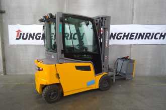Used Forklift Truck JUNGHEINRICH EFG 320 SP GE 115-464 DZ ELEKTRO VIERRADFRONTSTAPLER (13048989) backdrop