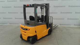 Used Forklift Truck JUNGHEINRICH EFG 320 SP GE 180-470 DZ ELEKTRO VIERRADFRONTSTAPLER (12989044) backdrop