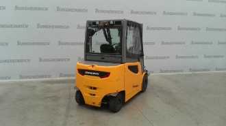 Used Forklift Truck JUNGHEINRICH EFG 425 SP GE 115-440 DZ ELEKTRO VIERRADFRONTSTAPLER (12976890) backdrop