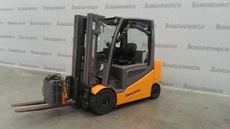 Used Forklift Truck JUNGHEINRICH EFG 425 SP GE 115-440 DZ ELEKTRO VIERRADFRONTSTAPLER (12976890)