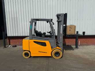 Used Forklift Truck JUNGHEINRICH EFG 425 / Triplex 5500 mm / NEUGERÄT ELEKTRO VIERRADFRONTSTAPLER (13068275)