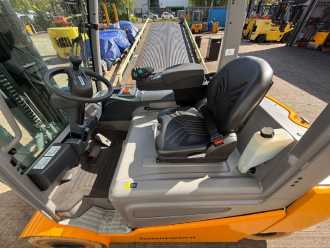 Used Forklift Truck JUNGHEINRICH EFG 425 / Triplex 5500 mm / NEUGERÄT ELEKTRO VIERRADFRONTSTAPLER (13068276)