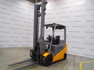 Used Forklift Truck JUNGHEINRICH EFG 425k DP GE 115-500 DZ ELEKTRO VIERRADFRONTSTAPLER (13054731) backdrop