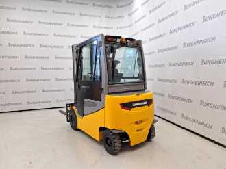Used Forklift Truck JUNGHEINRICH EFG 425k DP GE 120-500 DZ ELEKTRO VIERRADFRONTSTAPLER (13005207) backdrop
