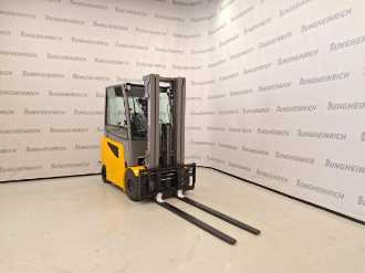 Used Forklift Truck JUNGHEINRICH EFG 425k DP GE 120-500 DZ ELEKTRO VIERRADFRONTSTAPLER (13005207)
