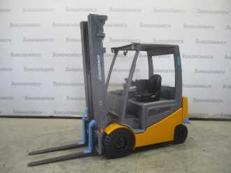 Used Forklift Truck JUNGHEINRICH EFG 425k GE 115-600 DZ ELEKTRO VIERRADFRONTSTAPLER (13067671) backdrop