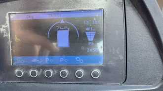 Used Forklift Truck JUNGHEINRICH EFG 430 / 2456 Std. ELEKTRO VIERRADFRONTSTAPLER (13062685)