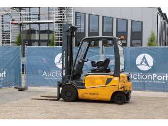 Used Forklift Truck JUNGHEINRICH EFG 430 ELEKTRO VIERRADFRONTSTAPLER (13064289)