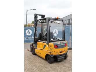 Used Forklift Truck JUNGHEINRICH EFG 430 ELEKTRO VIERRADFRONTSTAPLER (13064289)
