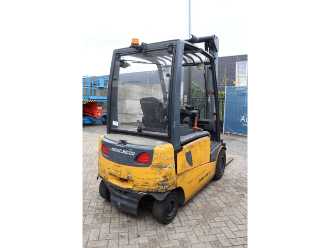Used Forklift Truck JUNGHEINRICH EFG 430 ELEKTRO VIERRADFRONTSTAPLER (13064289)