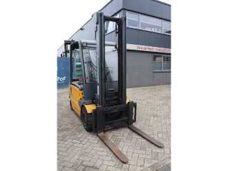Used Forklift Truck JUNGHEINRICH EFG 430 ELEKTRO VIERRADFRONTSTAPLER (13064289)