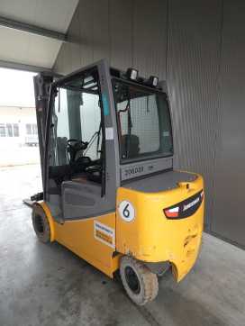 Used Forklift Truck JUNGHEINRICH EFG 430 S 550 DZ ELEKTRO VIERRADFRONTSTAPLER (13076064)