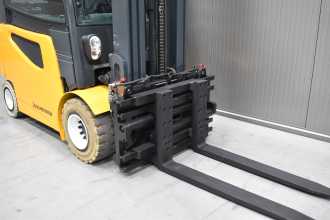 Used Forklift Truck JUNGHEINRICH EFG 430 k /57758/ ELEKTRO VIERRADFRONTSTAPLER (13045683)