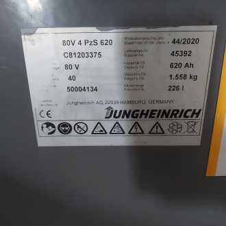 Used Forklift Truck JUNGHEINRICH EFG 430K ELEKTRO VIERRADFRONTSTAPLER (13059556)