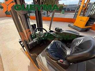 Used Forklift Truck JUNGHEINRICH EFG-430K ELEKTRO VIERRADFRONTSTAPLER (13075600) backdrop