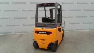 Used Forklift Truck JUNGHEINRICH EFG 430k SP G+E 140-440 DZ ELEKTRO VIERRADFRONTSTAPLER (12984265) backdrop