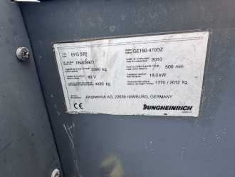 Used Forklift Truck JUNGHEINRICH EFG 535 Baujahr 2010/ Stunden 1186 TRIPLEX TOP ZUSTAND ELEKTRO VIERRADFRONTSTAPLER (13075081)