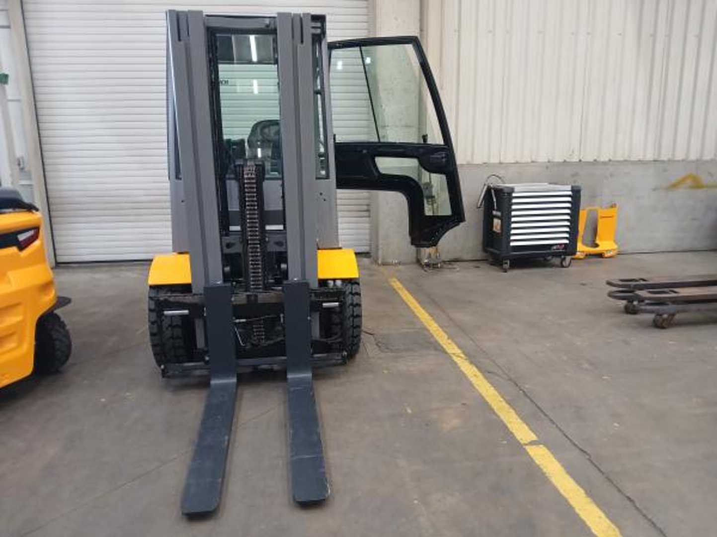 Used Forklift Truck JUNGHEINRICH EFG 535k 440DZ ELEKTRO VIERRADFRONTSTAPLER (13069676)