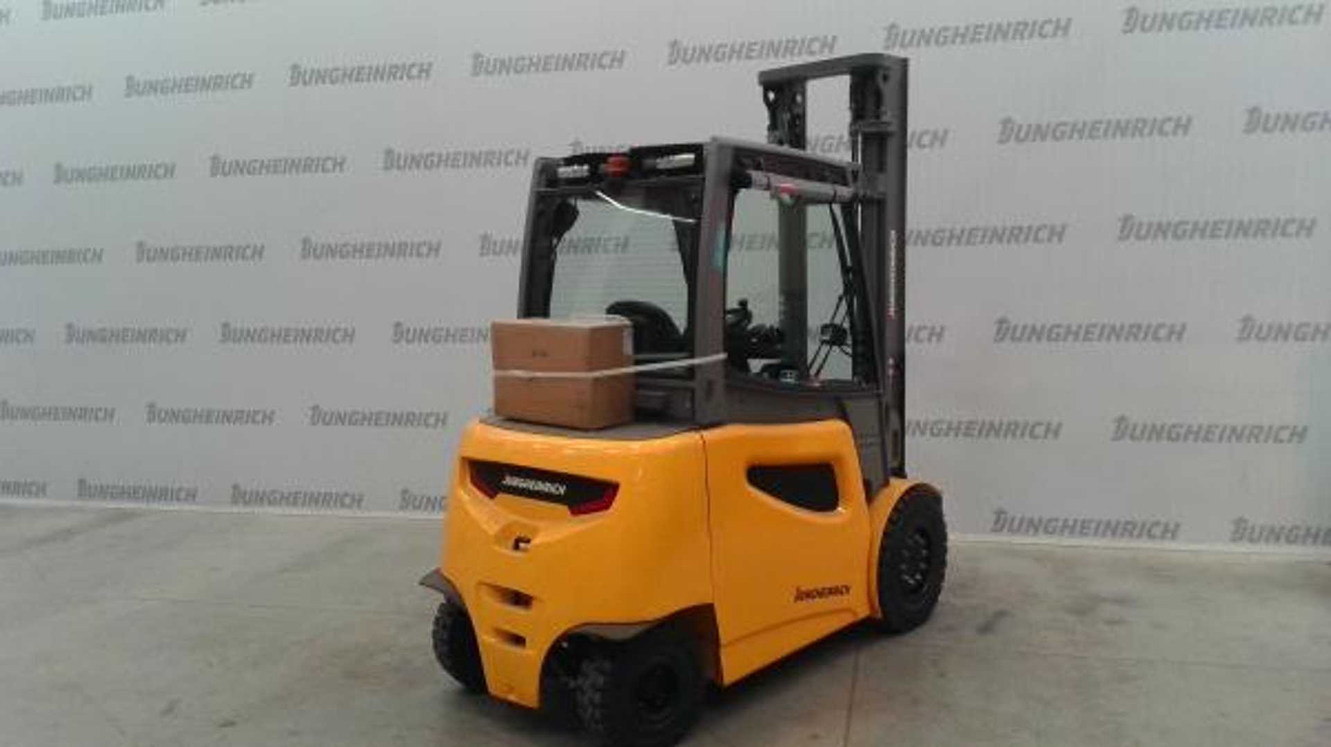 Used Forklift Truck JUNGHEINRICH EFG 535k SP E GE 430 ZT ELEKTRO VIERRADFRONTSTAPLER (12928532)