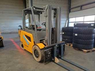 Used Forklift Truck JUNGHEINRICH EFG 535k SP E GE-470 DZ ELEKTRO VIERRADFRONTSTAPLER (12970267)