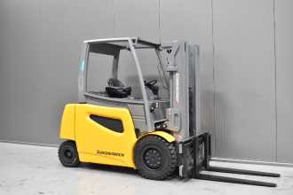 Used Forklift Truck JUNGHEINRICH EFG 540 k /57433/ ELEKTRO VIERRADFRONTSTAPLER (13064246) backdrop