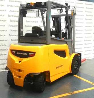 Used Forklift Truck JUNGHEINRICH EFG 540k SP GE T (135-235)-415 DZ ELEKTRO VIERRADFRONTSTAPLER (13068201)