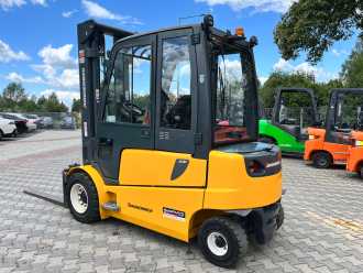Used Forklift Truck JUNGHEINRICH EFG 550 ELEKTRO VIERRADFRONTSTAPLER (13055875)