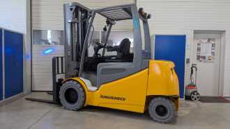 Used Forklift Truck JUNGHEINRICH EFG 550 GE120-550DZ ELEKTRO VIERRADFRONTSTAPLER (13063037)