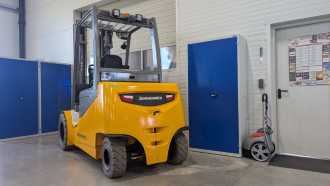 Used Forklift Truck JUNGHEINRICH EFG 550 GE120-550DZ ELEKTRO VIERRADFRONTSTAPLER (13063037)