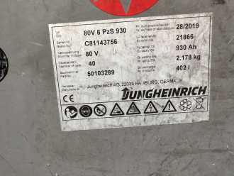 Used Forklift Truck JUNGHEINRICH EFG S 50 Baujahr 2019/Kabine /Heizung /3-4Ventil ELEKTRO VIERRADFRONTSTAPLER (13000986)