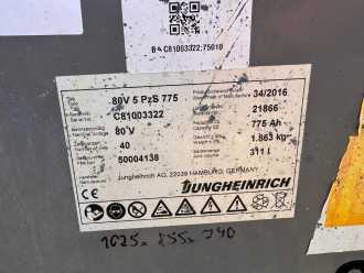 Used Forklift Truck JUNGHEINRICH EFG S30 Baujahr 2017/ TRIPLEX Stunden 3819 ELEKTRO VIERRADFRONTSTAPLER (13046055)