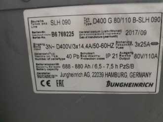 Used Forklift Truck JUNGHEINRICH EFG S30 GE 115-470 DZ ELEKTRO VIERRADFRONTSTAPLER (12984276)