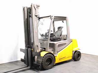Used Forklift Truck JUNGHEINRICH EFG S50 G115-374 ZT ELEKTRO VIERRADFRONTSTAPLER (13021526) backdrop